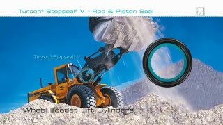 Rod amp Piston Seals  Turcon ® Stepseal V Hydraulic Seal [upl. by Rigdon]