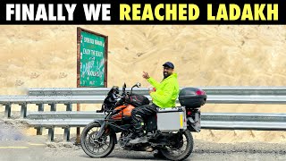 finally WE REACHED LEHLADAKH  Kargil to Leh  Ep6  LADAKH BIKE RIDE 2024 [upl. by Atikel32]