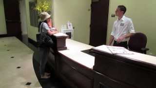 Service Demo Great Front Desk Customer Service [upl. by Liponis]