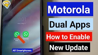 Motorola dual app enable  Motorola dual app setting  motorola dual WhatsApp setting [upl. by Arihk377]