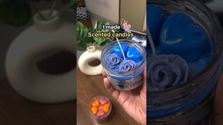 I made SCENTED CANDLES 🕯️✨ diyideas newyear2024 aiims mbbs hostellife [upl. by Nahoj]