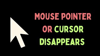 How to Fix Mouse Pointer or Cursor Disappears on Windows 11 [upl. by Ardnekahs]