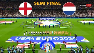 England vs Netherlands  Semi Final UEFA Euro 2024  Full Match Penalties  Realistic PES Gameplay [upl. by Edmondo]