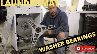 LAUNDROMAT Horizon Washer bearing repair  PART 1 OF 2 VIDEOS  Following Keenan [upl. by Orual]