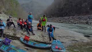 Nolichucky Gorge River Paddle Boarding [upl. by Helbonnah293]