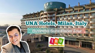 UNAHOTELS Expo Fiera Milano  Business Suite Room Tour  Milan Italy Europe [upl. by Harriot]