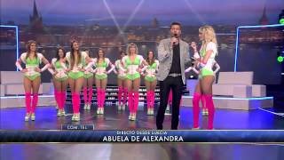 Showmatch 2012  Marcelo Tinelli llamó a la abuela de Alexandra Larsson [upl. by Lynd909]