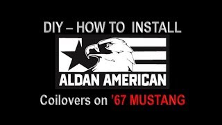 How to Install Coilovers  1967 Mustang [upl. by Kcam]