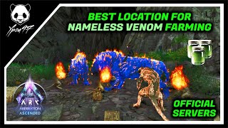 The BEST Location To Farm NAMELESS VENOM  ARK Survival Ascended [upl. by Siravrat]