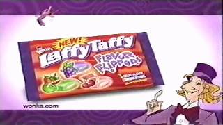 Wonka Laffy Taffy Commercial  Flavor Flippers 2002 [upl. by Nytnerb]