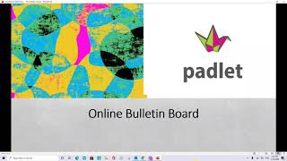 How to Create an Online Bulletin Board Using Padlet [upl. by Bellamy659]