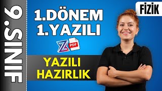 9sınıf fizik 1dönem 1yazılıya hazırlık  MEB SENARYOSU YENİ MÜFREDAT  2024 2025 📂PDF [upl. by Abercromby]