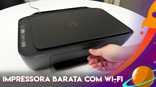 LIGANDO PELA PRIMEIRA VEZ IMPRESSORA DESKJET INK ADVANTAGE 2774 COM WIFI IMPRESSORA BARATA E BOA [upl. by Olympie691]