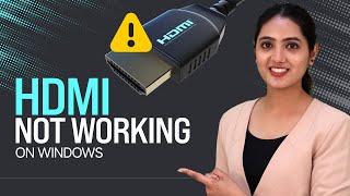 How to Fix HDMI Not Working on Laptop Windows 10 [upl. by Birmingham]