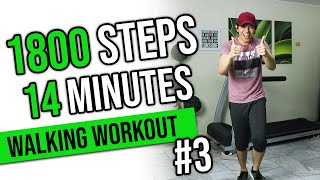 Walking Workout 3  1800 Steps in 14 Minutes  Fun Easy Family Workout  Keoni Tamayo [upl. by Aleicarg856]