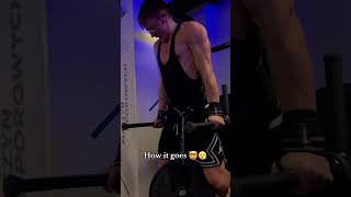 Mocna przemiana 🤯🔥 gym motivation workout fitness gymmotivation fun [upl. by Ariana]