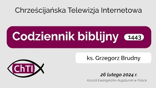 Codziennik biblijny Słowo na dzień 26 lutego 2024 r [upl. by Assadah]