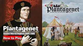 How to play Plantagenet Cousins War for England 1459  1485 플랜태저넷 2023 [upl. by Teirtza]