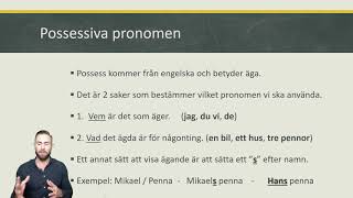 SFI  Possessiva pronomen [upl. by Eigna]