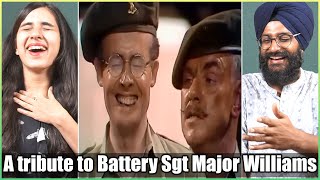 Indians React to A tribute to Battery Sgt Major Williams  It Ain’t Half Hot Mum [upl. by Geerts]