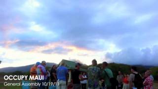 OCCUPY MAUI General Assembly [upl. by Ethelinda870]