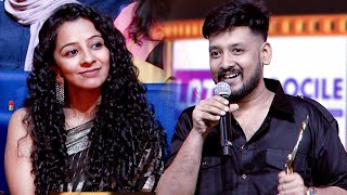 Darshana Rajendran impressed with Malayalam lyric writer Vinayak Sasikumars speech at South Awards [upl. by Niven]