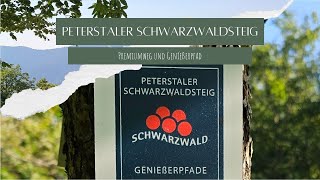 Genießerpfad und Premiumweg Peterstaler Schwarzwaldsteig [upl. by Zeuqram]