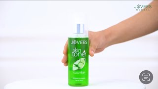 Jovees Hydrating Cucumber Skin Toner  Oily amp Acne Prone Skin [upl. by Anolahs]