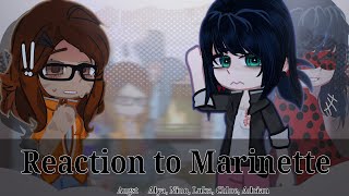 MLB React To Marinette Angst  Gacha React [upl. by Cinimmod]