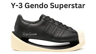 Adidas Y3 Gendo Superstar  Review amp On Foot [upl. by Sokairyk]