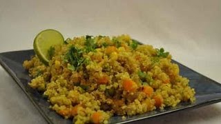 Quinoa Pulao Indian Recipe  Show Me The Curry [upl. by Cirone]