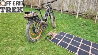 ebike Battery Solar Blanket Charging Kits now Available [upl. by Sirrot262]