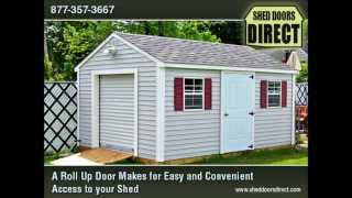 Shed Door Barn Door Garage Door Roll Up Door 1877357DOOR 3667 [upl. by Ziagos]