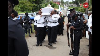 Slain cop laid to rest with military funeral and Hindu rites [upl. by Sally]