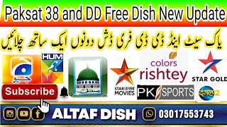 Paksat 1R 38E Latest New UpdateampNNS695e Dish Settings and Channel Updates altafdish [upl. by Jaynell]