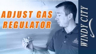 How to adjust gas pressure adjust gas regulator tutorial DIY Windy City Restaurant Equipment Parts [upl. by Kathlene]