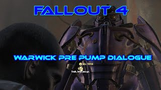 Fallout 4 Warwick homestead Pre Pump dialogue [upl. by Iphigenia]