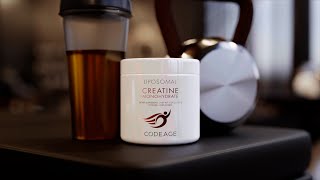 Liposomal Creatine Powder Monohydrate  Micronized Creatine Supplement  Codeage [upl. by Lalittah]