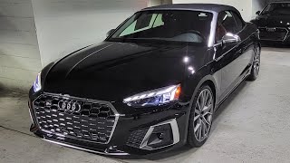 2023 Audi S5 Cabriolet quick look  Still the best Cabriolet on sale [upl. by Ajiak]