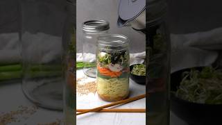 MisoSuppe im Glas 🇯🇵🥢 EinfachTasty MisoSuppe MisoSuppe2Go MealPrep vegan [upl. by Orazio]