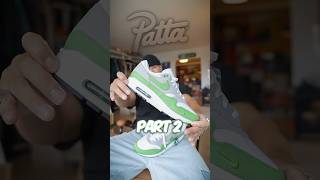 PATTA x Nike Air Max 1 🟢 Chlorophyll « 20Th Anniversary » edt 2024  PART2 nike patta sneakers [upl. by Aieken567]