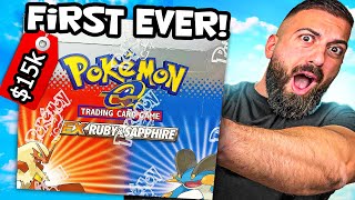 I Opened The FIRST EX Pokemon Box Ever Made 15000 [upl. by Lladnar882]