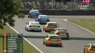 2008 WTCC  Race 1 at Brands Hatch  Full Race [upl. by Atiuqam]