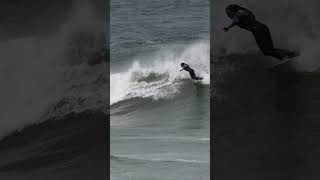 Maud Le Car training in her backyard in Seignosse surfers girl ocean waves summer viralvideo [upl. by Nayr]