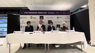 Pressemøde  World Cup Herning 2023  FEI World Cup Dressage Freestyle [upl. by Dody]