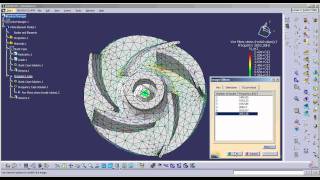 CATIA V5  GSA  Frequency Analysis [upl. by Adanama]