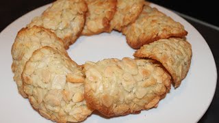 Recette de tuile aux amandes  وصفت تويل باللوز سهلة ورائعة [upl. by Cummins959]