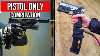 Airsoft Pistol ONLY Compilation Custom GlockHiCapa Gameplay [upl. by Aninotna]