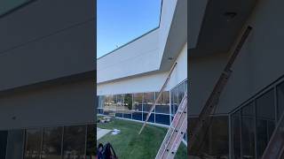 Easy Friday Changing out soffit lighting in a commercial building electrician commercial pov [upl. by Ellehciram]