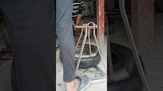 Beat lavana machine ki helloviralshort shortsvideo tyre car tires rajutyreripiarig120 [upl. by Groves]